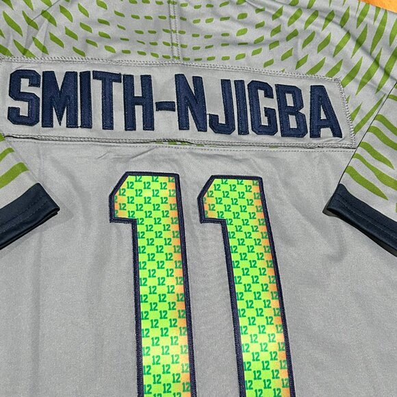 Men's Jaxon Smith-Njigba #11 Seattle Seahawks Stitched Alternate Jersey Large - Picture 7 of 8